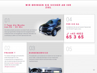 taxixander.at Webseite Vorschau