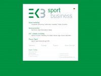 ekb-sportbusiness.com Webseite Vorschau
