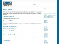 dmarc.org Webseite Vorschau