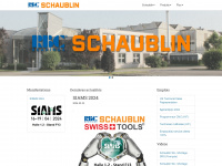 schaublin.ch Webseite Vorschau