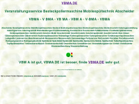 vbma.de Webseite Vorschau