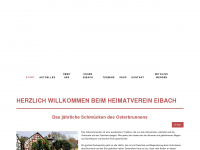 heimatverein-eibach.de Webseite Vorschau