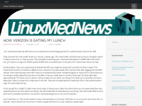 linuxmednews.com Webseite Vorschau