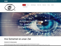 secure-sicherheitsdienste.ch Webseite Vorschau