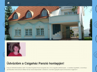 csigahazpanzio.hu Webseite Vorschau