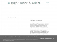 backebackekuchen.com Webseite Vorschau