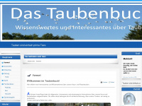 taubenbuch.de Webseite Vorschau