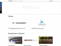 pfgroup.de Webseite Vorschau