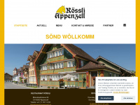 roessli-appenzell.ch Webseite Vorschau