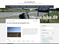 life-on-bike.de Webseite Vorschau