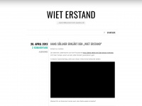wieterstand.wordpress.com Webseite Vorschau