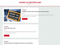 casinoinswitserland.ch Webseite Vorschau