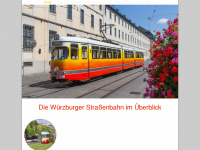 wuerzburger-strassenbahn.info Webseite Vorschau