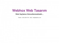 webhox.com Webseite Vorschau