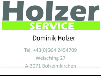 holzer-service.at Webseite Vorschau