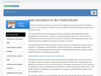 insurancecalculator.net Webseite Vorschau