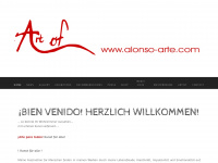 alonso-arte.com Webseite Vorschau