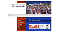 zusammenspiel2009.de Webseite Vorschau