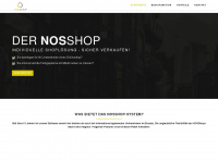 nosshop.de Webseite Vorschau