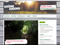 gruene-jugend-landsberg.de Webseite Vorschau