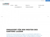 regionwest.ch Webseite Vorschau