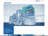 binder-industrieanlagenbau.com Webseite Vorschau