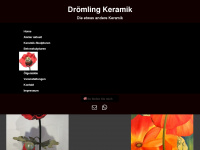 drömling-keramik.de Webseite Vorschau