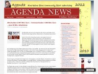 agenda-news.de Webseite Vorschau