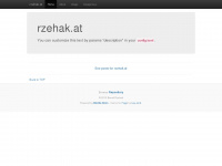 rzehak.at Webseite Vorschau