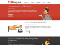 orkaplus.de Webseite Vorschau