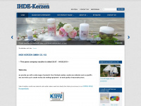 ihdecandles.com Webseite Vorschau