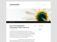 chemietoilette8.wordpress.com Webseite Vorschau