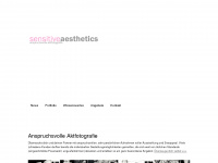 sensitive-aesthetics.de Webseite Vorschau