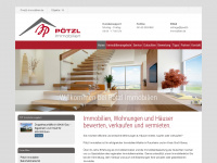 poetzl-immobilien.de Webseite Vorschau