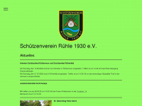 schuetzenverein-ruehle.de Webseite Vorschau