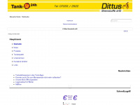 dittus-brennstoffe.de Webseite Vorschau