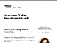journalism-reloaded.ch Webseite Vorschau