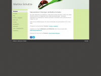 martina-schultze.de Webseite Vorschau