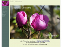 cleopatra-magnolia.de Webseite Vorschau