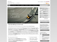 vinylherstellung.de Webseite Vorschau