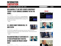 informationliberation.com Webseite Vorschau