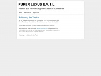 purerluxus.org Webseite Vorschau