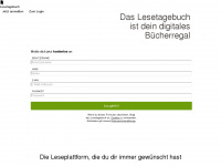 lesetagebu.ch Webseite Vorschau