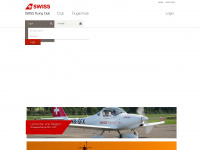 swissflyingclub.ch Webseite Vorschau
