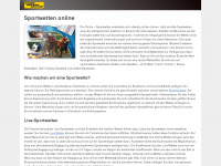 sportwettenonline.info Webseite Vorschau
