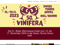 vinifera.ch Webseite Vorschau