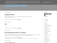 zzzeitkritik.blogspot.com Webseite Vorschau