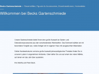 becks-gartenschmiede.de Webseite Vorschau