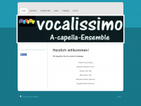vocalissimo-acapella.de Webseite Vorschau
