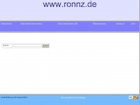 ronnz.de Webseite Vorschau